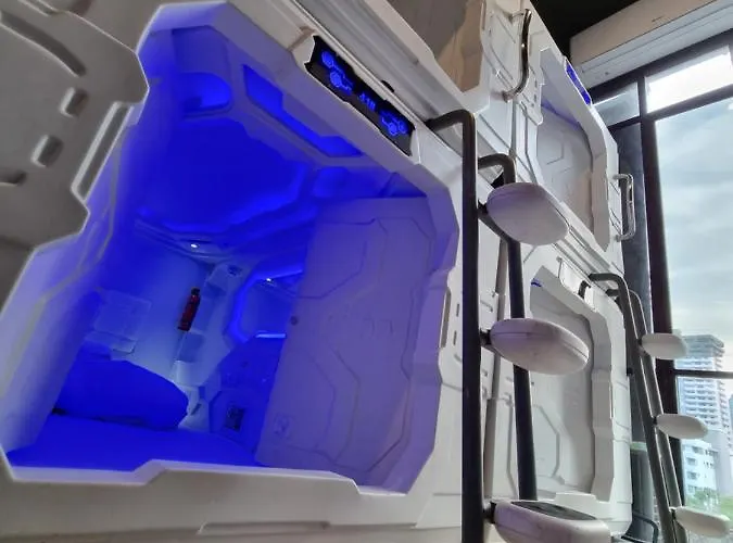 Met A Space Pod @phrom Phong Hostel