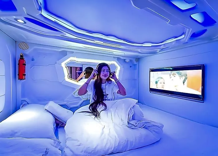 Met A Space Pod @phrom Phong Hostel